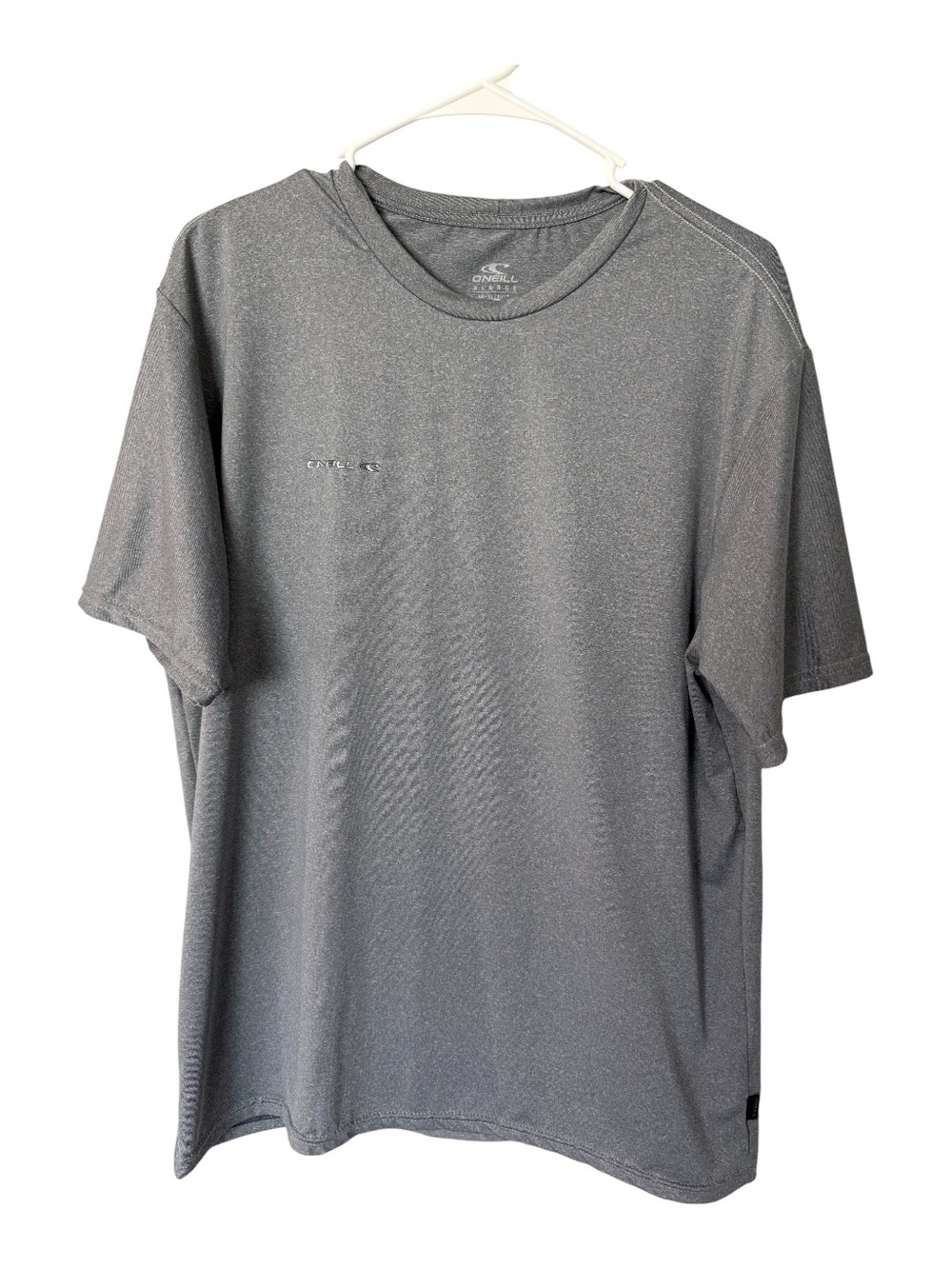 O'Neill Men's Heather Gray Short Sleeve Performance Tee